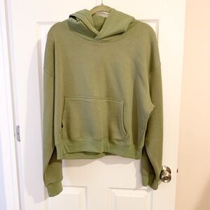J.o&Co. Green Hoodie with Front Pocket - size L
